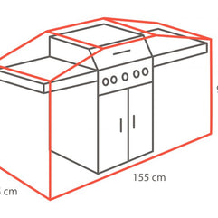 Winza beschermhoes 155 x 65 x 110cm