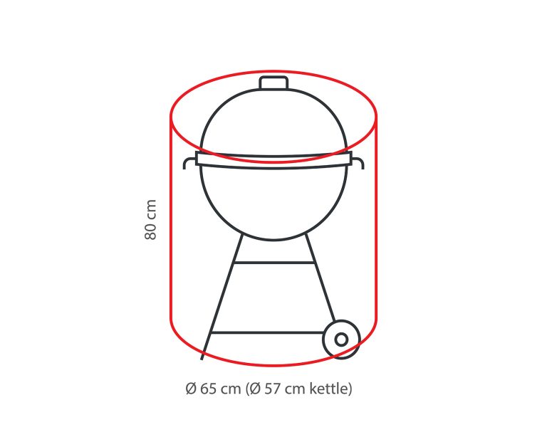 Winza beschermhoes Kettle BBQ Ø65cm