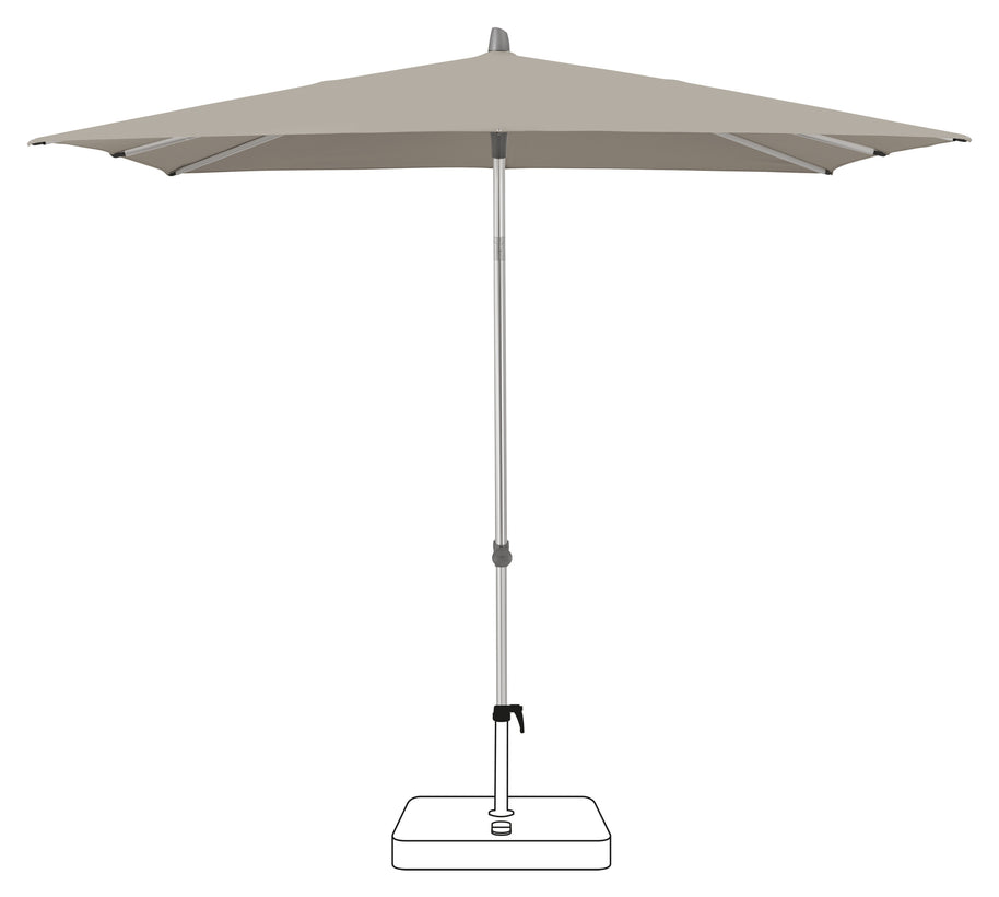 Glatz Alu-Smart parasol 200 x 200cm