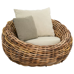 Apple Bee Boucle lounge chair