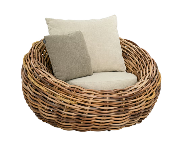 Apple Bee Boucle lounge chair