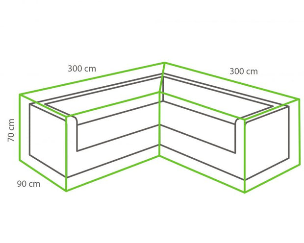 Winza beschermhoes cornerset 300 x 300 x 70cm