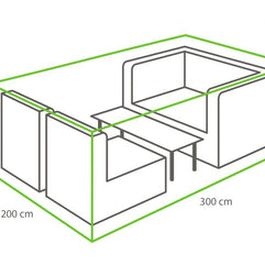Winza beschermhoes loungeset 300 x 200 x 75cm