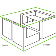 Winza beschermhoes loungeset 140 x 140 x 70cm