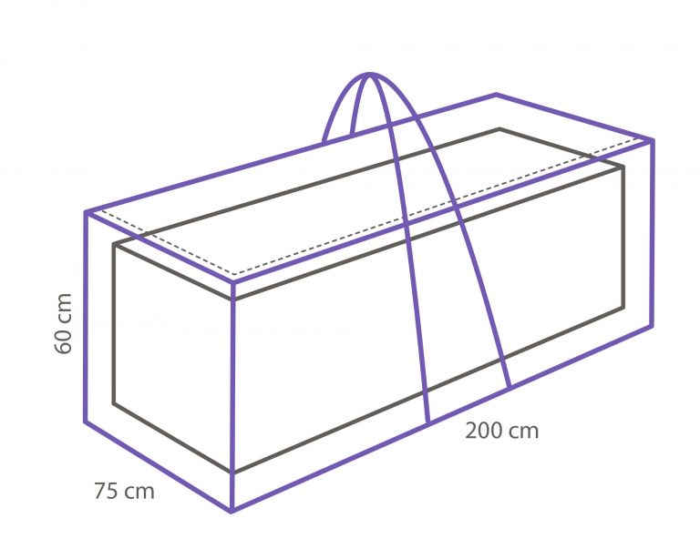 Winza kussentas 200 x 75 x 60cm