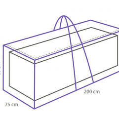 Winza kussentas 200 x 75 x 60cm