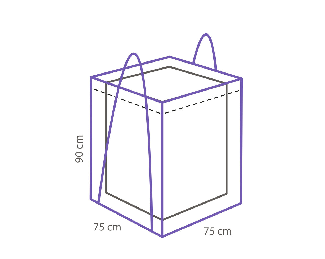 Winza kussentas 75 x 75 x 90cm