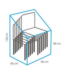 Winza beschermhoes stapelstoelen 66 x 66 x 128cm