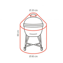 Winza beschermhoes BBQ kamado Ø80