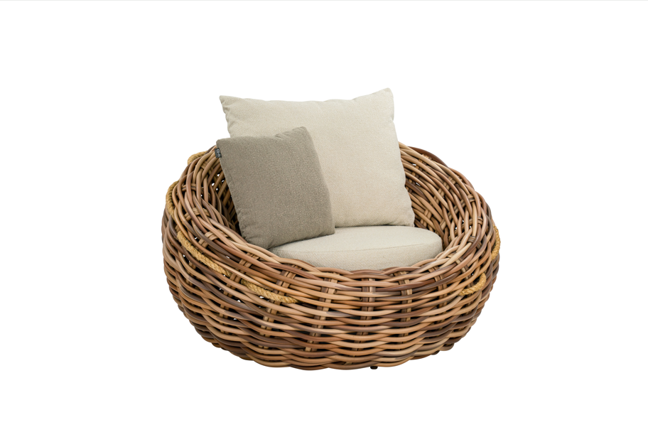 Apple Bee Boucle lounge chair