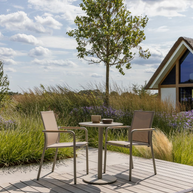 BAIONA - Bronze , stapelbare stoel