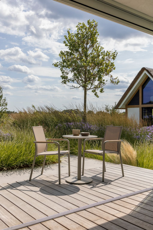 BAIONA - Bronze , stapelbare stoel