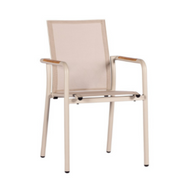 BAIONA - Bronze , stapelbare stoel