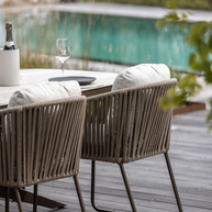 Yoi Calera - dining chair, bronze