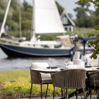 Yoi Calera - dining chair, bronze