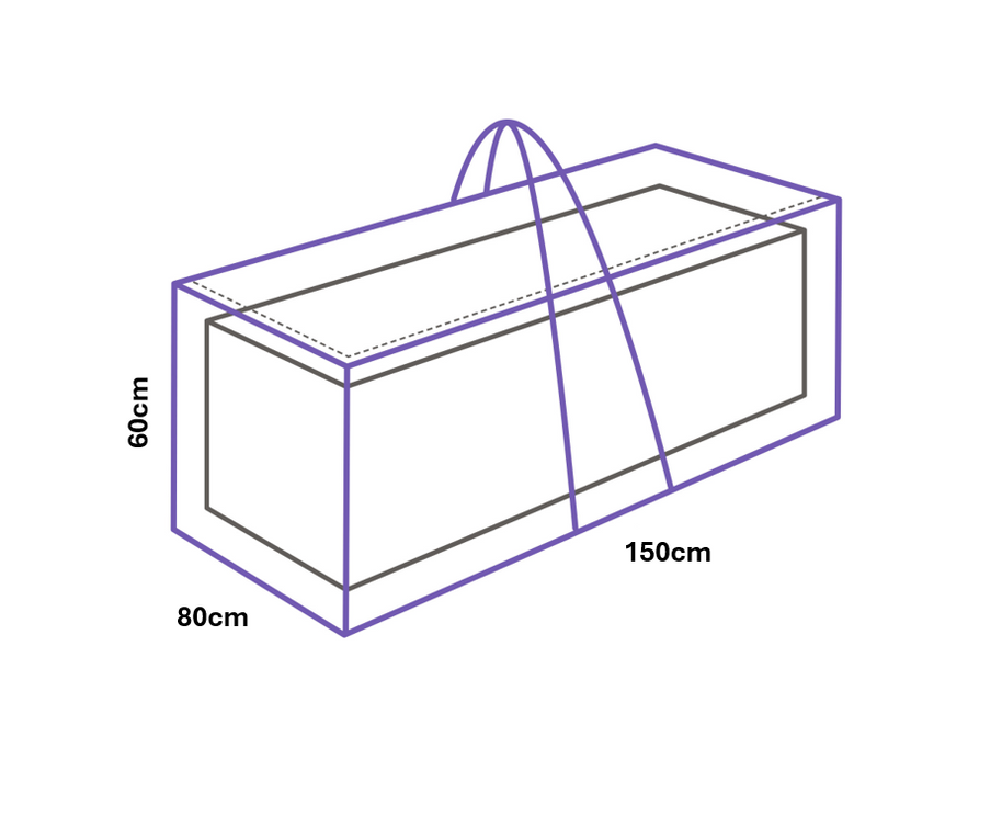 Winza kussentas 150 x 80 x 60cm