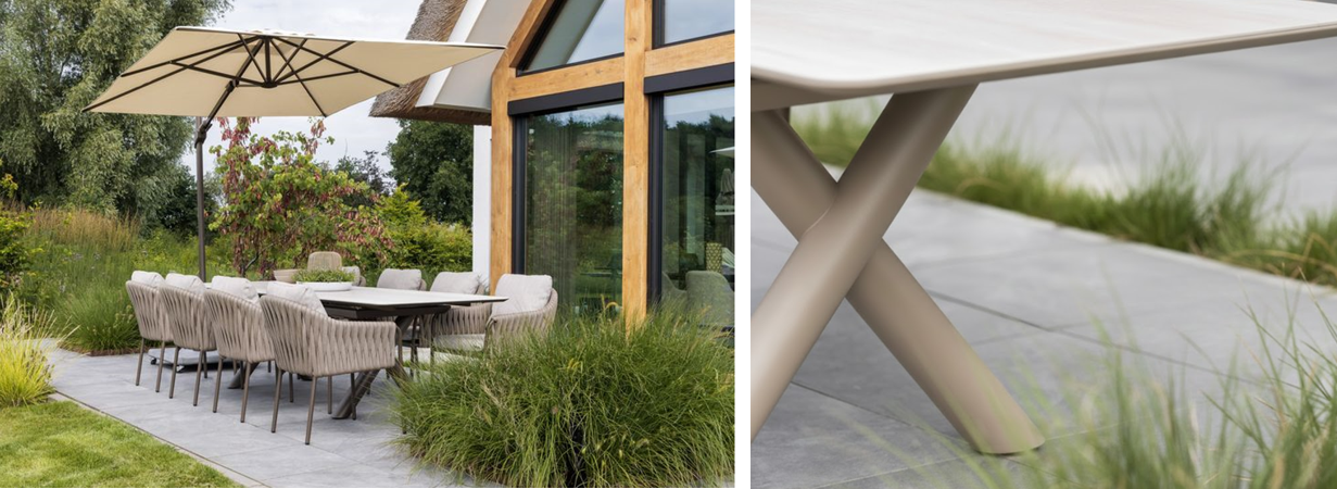 Yoi Maratea dining uitschuifbare tafel 280/400 x 100 cm