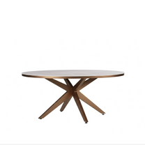 Yoi Calma low dining tafel, Ø 160 cm rond