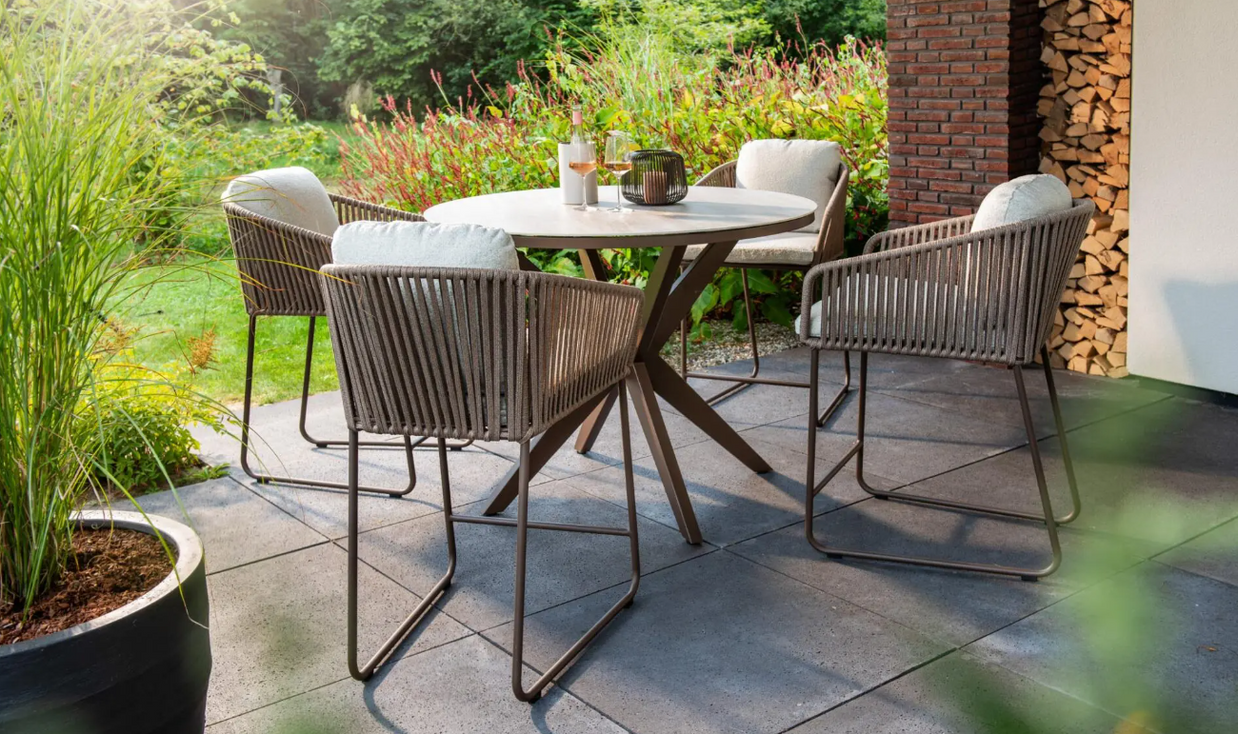 Yoi Calma high dining tafel, Ø 120 cm rond