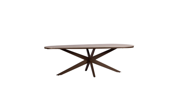 Yoi Tropea dining  tafel 240 x 110* cm druppel