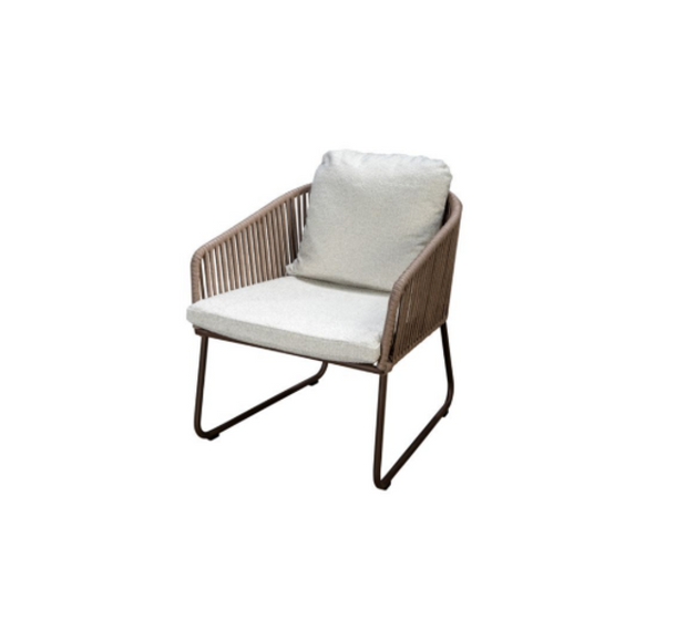 Yoi Calera - low dining chair, bronze