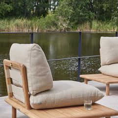 Apple Bee Sling Lounge-Gartenstuhl rechts